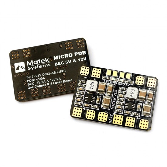 Micro PDB W/ Bec 5V & 12V