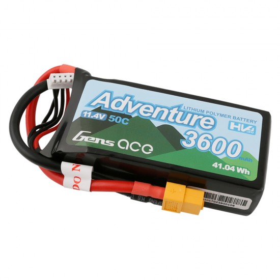 3600mAh 11.4V 50C 3S1P HV Adventure LiPo Batarya